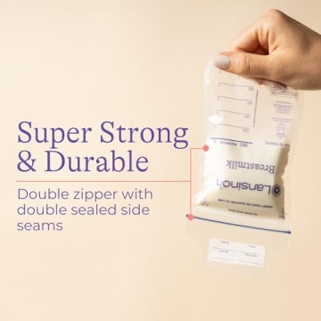 Lansinoh 200 Count Breastmilk Storage Bags Leak-Proof