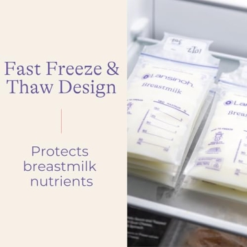 Lansinoh 200 Count Breastmilk Storage Bags Leak-Proof