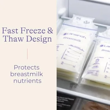 Lansinoh 200 Count Breastmilk Storage Bags Leak-Proof