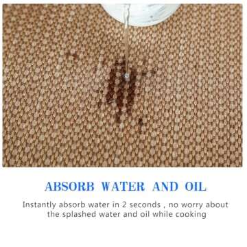 LUFEIJIASHI Kitchen Rugs and Mats Non Skid Washable Set of 2 PCS Absorbent Kitchen Runner Rugs Farmhouse Kitchen Floor Mats for in Front of Sink 19.5"x31.5"+19.5"x47"