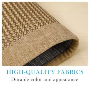 LUFEIJIASHI Kitchen Rugs and Mats Non Skid Washable Set of 2 PCS Absorbent Kitchen Runner Rugs Farmhouse Kitchen Floor Mats for in Front of Sink 19.5"x31.5"+19.5"x47"