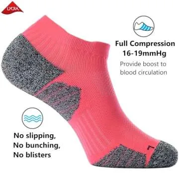 Cushioned Compression Socks for Athletes & Daily Comfort