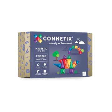 Connetix Rainbow Mini Pack 24 Pieces for Creative Fun