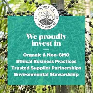 Navitas Organics Acai Powder, 4oz. Bag 38 Servings — Organic Non-GMO, Freeze-Dried, Gluten-Free…