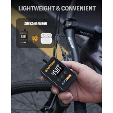 GIMFOOM 150PSI Portable Bike Pump for Cyclists
