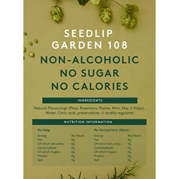 Seedlip Garden 108 Non-alcoholic Spirit for Sophisticated Drinks