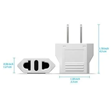 European to American Outlet Plug Adapter | Unidapt