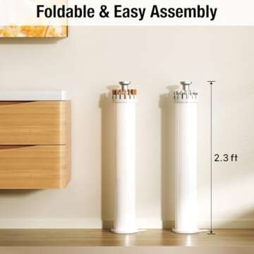 Compact Tripod Clothes Drying Rack for Space Saving