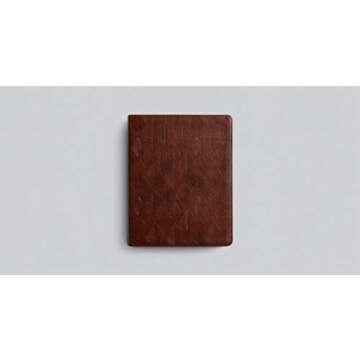 ESV Single Column Journaling Bible (TruTone, Chestnut, Leaves Design)