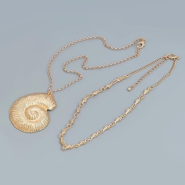 Layered Conch Shell Necklace for Halloween and Styling