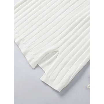 Sexy Bodycon Dress 2023 Mock Neck Sleeveless Ribbed Mini