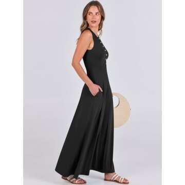 Elegant ANRABESS Women Summer Maxi Sundress for Any Occasion