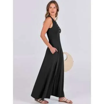 Elegant ANRABESS Women Summer Maxi Sundress for Any Occasion