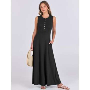 Elegant ANRABESS Women Summer Maxi Sundress for Any Occasion