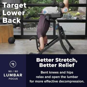 Teeter DEX Inversion & Core Training System-Multi-Functional Decompression Roman Chair Hyperextensio...