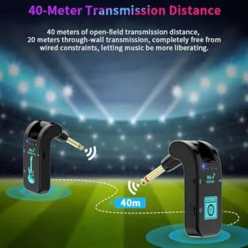 Wireless Guitar System with 10-Hour Battery Life