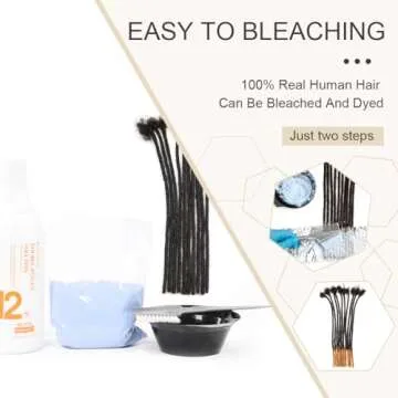 DAIXI Handmade 12 Inch Dreadlock Extensions for All