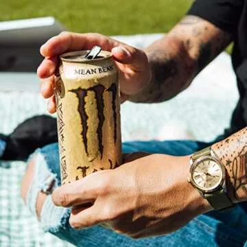 Monster Energy Java Monster Mean Bean, Coffee + Energy Drink, 15 Ounce (Pack of 12)