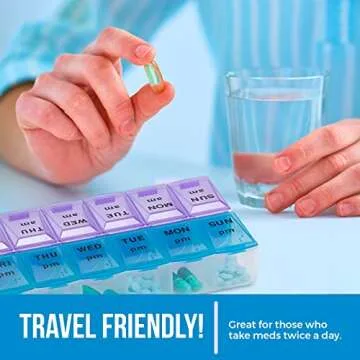 MEDca Weekly Pill Organizer for Hassle-Free Medication