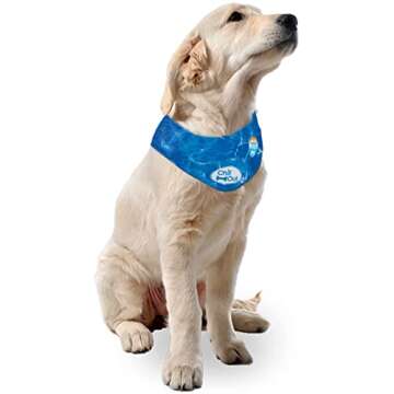 ALL FOR PAWS Chill Out Ice Bandana, Large
