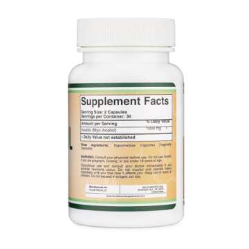 Myo Inositol 1000mg Capsules for Women’s Health