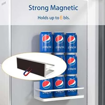 Magnetic Spice Rack for Refrigerator Space Saving Style