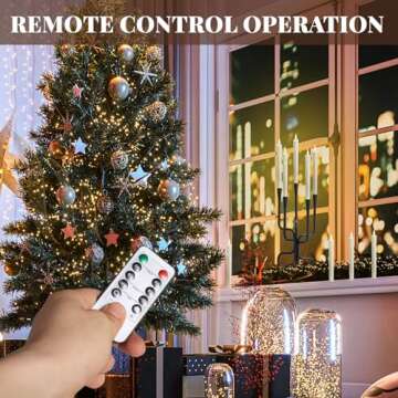 Sungege Flameless Taper Candles - Safe and Elegant Decor