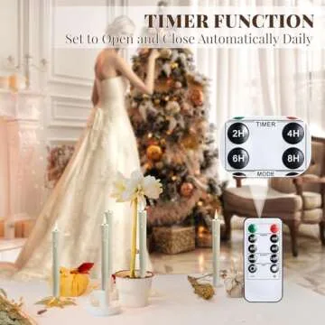 Sungege Flameless Taper Candles - Safe and Elegant Decor