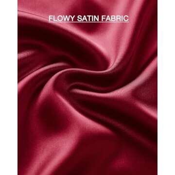 BTFBM Elegant Summer Satin Midi Skirt for Women