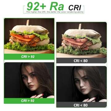 JOYLIT 24V White LED Strip Light 6000K, UL Listed Pro 16.4FT 610LM/FT Bright LED Tape 126LEDs/M 2835 CRI 92+ Dimmable, Strong Adhesive Flexible Indoor Task Light Strip for Kitchen Cabinet, Commercial