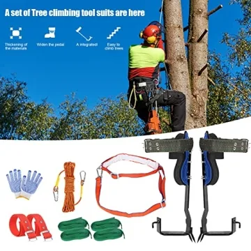 TWSOUL Tree Climbing Spikes Kit for Outdoor Adventures