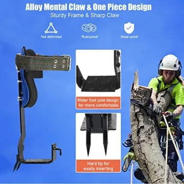 TWSOUL Tree Climbing Spikes Kit for Outdoor Adventures