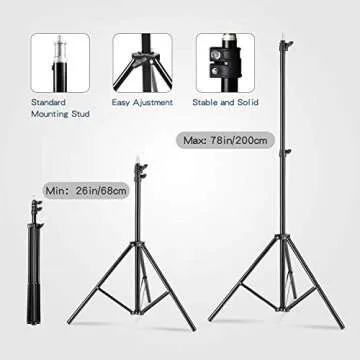 YICOE Softbox Lighting Kit Photography Photo Studio Equipment Continuous Lighting System with 5700K Energy Saving Light Bulb for Portraits Fashion Advertising Photo Shooting YouTube Video