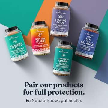 Flourish Probiotics + Prebiotics for Women – Gut and Digestion, Urinary Tract, Reduce Bloating, Vaginal Health – 18 Clinically Proven Strains, 14 Billion CFU – 30 Shelf-Stable Mini Vegan Capsules