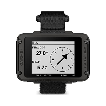 Garmin Foretrex 801, Wrist-Mounted GPS Navigation with Strap, Upgraded Multi-Band GNSS, Longer Batte...