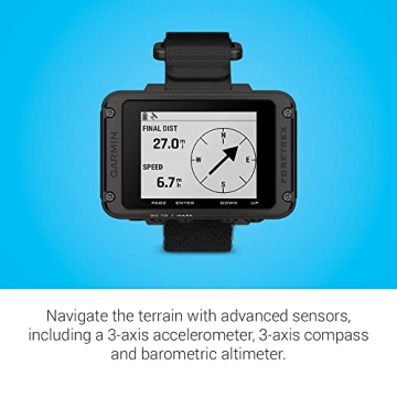 Garmin Foretrex 801 Wrist-Mounted GPS for Outdoor Adventures