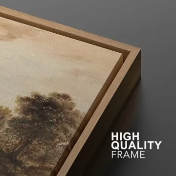 MUDECOR Framed Canvas Art - Tranquil Watercolor Landscape