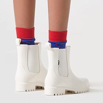 Planone Women's Waterproof Anti-Slip Rain Boots