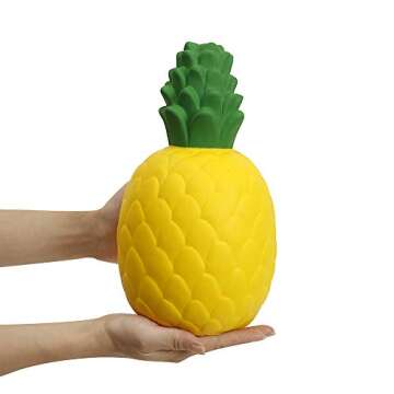 Anboor Jumbo Pineapple Squishies - Stress Relief & Decoration