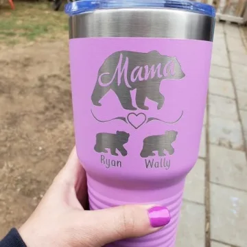 Mama Bear Personalized Tumbler for Mother's Day Gift