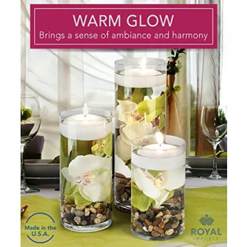 Royal Imports Floating Candles - Elegant Decor for Events