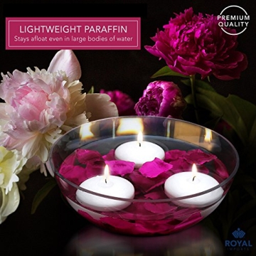 Royal Imports Floating Candles - Elegant Decor for Events