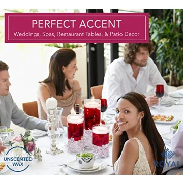 Royal Imports Floating Candles - Elegant Decor for Events