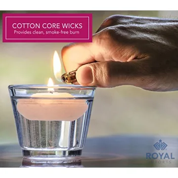 Royal Imports Floating Candles - Elegant Decor for Events