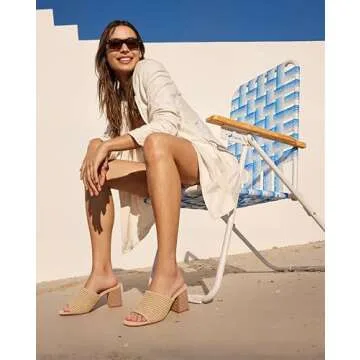 Ancomafio Women's Heeled Sandals - Stylish Comfort for You