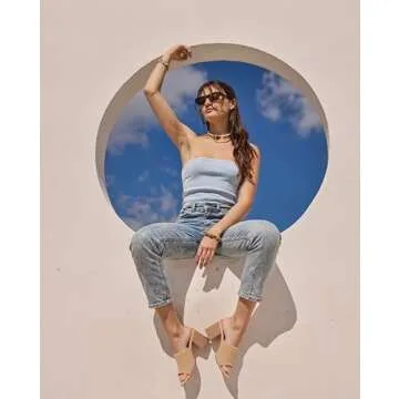 Ancomafio Women's Heeled Sandals - Stylish Comfort for You