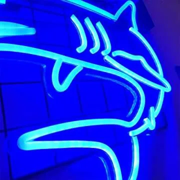 Dimmable Shark Neon Sign for Parties and Decor
