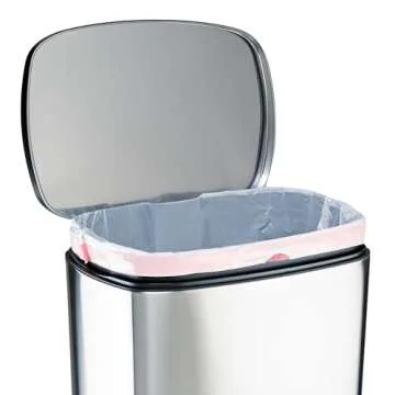 Amazon Basics Flextra Tall Kitchen Drawstring Trash Bags, 13 Gallon, 90 Count