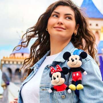 Disney Store Official Cinderella nuiMOs Plushie - Soft Plush with Embroidered Features, Poseable Hands & Turning Head, Magnetic Hands for Holding, 6 Inches, Dress Up with nuiMOs Outfits