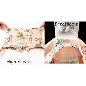 CHUNG Dinosaur Boxer Briefs for Toddlers 2-11 Years